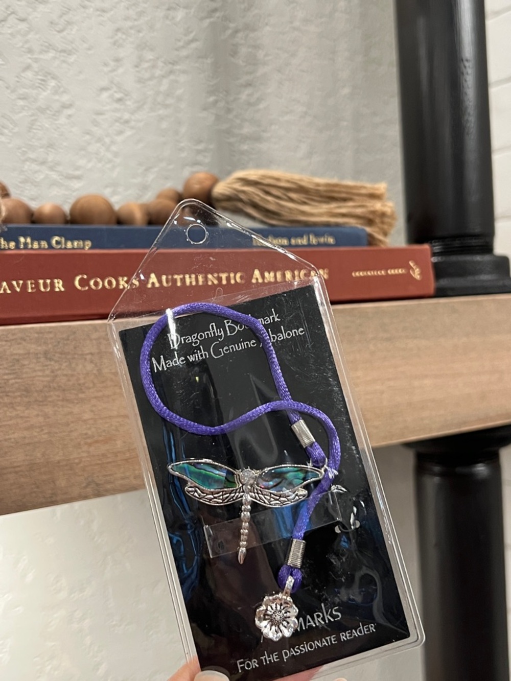 Dragonfly Abalone Bookmark Set | Book Lover Gift Reader Accessories - Picture 3 of 6